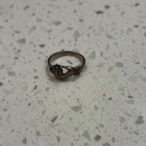 Elegant Rose silver Ring